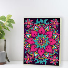 Load image into Gallery viewer, DIY Diamond Painting Notebook 50 Pages A5 Diamond Art Diary Book (Flower)