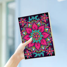 Load image into Gallery viewer, DIY Diamond Painting Notebook 50 Pages A5 Diamond Art Diary Book (Flower)