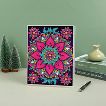 Load image into Gallery viewer, DIY Diamond Painting Notebook 50 Pages A5 Diamond Art Diary Book (Flower)