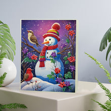 Load image into Gallery viewer, DIY Diamond Painting Notebook 50 Pages A5 Diamond Art Diary Book (Snowman B)
