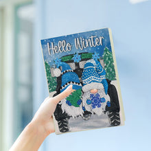 Load image into Gallery viewer, Diamond Painting Notebook 50 Pages A5 Diamond Art Diary Book (Snowman Gnome)