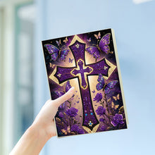 Load image into Gallery viewer, DIY Diamond Painting Notebook 50 Pages A5 Diamond Art Diary Book (Cross)