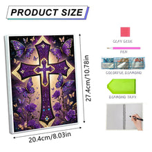 Load image into Gallery viewer, DIY Diamond Painting Notebook 50 Pages A5 Diamond Art Diary Book (Cross)
