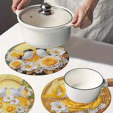 Load image into Gallery viewer, 4pcs DIY Diamond Dot Kits Yellow Rose Bird Diamond Crafts Projects for Beginners