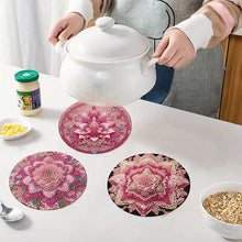 Load image into Gallery viewer, 4pcs DIY Diamond Dot Kits Pink Pattern Diamond Crafts Projects for Beginners