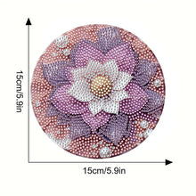 Load image into Gallery viewer, 4pcs DIY Diamond Dot Kits Pattern Diamond Painting Placemats Projects for Beginners