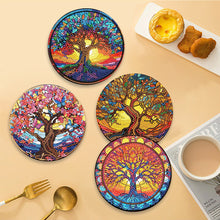 Load image into Gallery viewer, 4pcs DIY Diamond Dot Kits Tree Of Life Diamond Crafts Projects for Beginners