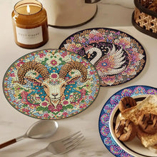 Load image into Gallery viewer, 4pcs DIY Diamond Dot Kits Animals Diamond Painting Placemats Projects for Beginners