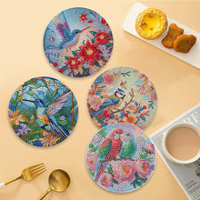 Load image into Gallery viewer, 4pcs DIY Diamond Dot Kits Birds Diamond Painting Placemats Projects for Beginners