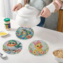 Load image into Gallery viewer, 4pcs DIY Diamond Dot Kits Animals Diamond Painting Placemats Projects for Beginners