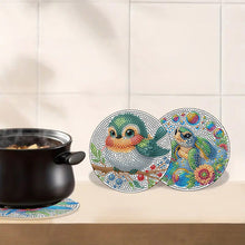 Load image into Gallery viewer, 4pcs DIY Diamond Dot Kits Animals Diamond Painting Placemats Projects for Beginners