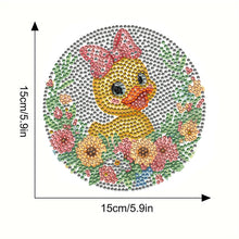 Load image into Gallery viewer, 4pcs DIY Diamond Dot Kits Animals Diamond Painting Placemats Projects for Beginners