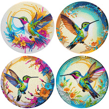 Load image into Gallery viewer, 4pcs DIY Diamond Dot Kits Hummingbirds Diamond Crafts Projects for Beginners