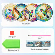 Load image into Gallery viewer, 4pcs DIY Diamond Dot Kits Hummingbirds Diamond Crafts Projects for Beginners