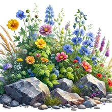 Load image into Gallery viewer, Diamond Painting - Full Round - Flower Bush (30*30CM)