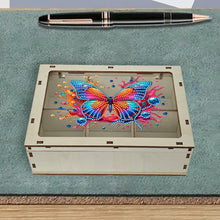 Load image into Gallery viewer, Diamond Art Storage Case Wooden Diamond Painting Container Box (Butterfly)