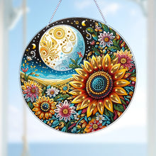 Load image into Gallery viewer, 2D Flat DIY Diamond Art Pendant Diamond Painting Set Home Wall Decor (Sunflower)