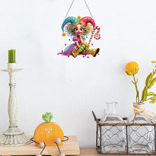 Load image into Gallery viewer, 2D Flat DIY Diamond Art Pendant Diamond Painting Set Home Decor (Little Witch)