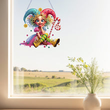 Load image into Gallery viewer, 2D Flat DIY Diamond Art Pendant Diamond Painting Set Home Decor (Little Witch)