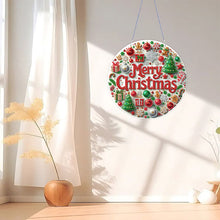 Load image into Gallery viewer, 2D Flat DIY Diamond Art Pendant Diamond Painting Set Home Wall Decor (Christmas)