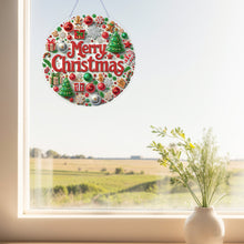 Load image into Gallery viewer, 2D Flat DIY Diamond Art Pendant Diamond Painting Set Home Wall Decor (Christmas)