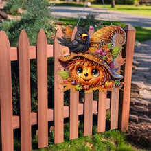 Load image into Gallery viewer, 2D Flat DIY Diamond Art Pendant Diamond Painting Set Home Decor (Pumpkin Witch)