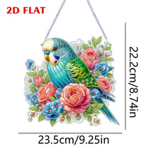 Load image into Gallery viewer, 2D Flat DIY Diamond Art Pendant Diamond Painting Set Home Decor (Flower Parrot)