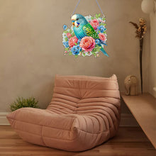 Load image into Gallery viewer, 2D Flat DIY Diamond Art Pendant Diamond Painting Set Home Decor (Flower Parrot)