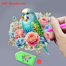 Load image into Gallery viewer, 2D Flat DIY Diamond Art Pendant Diamond Painting Set Home Decor (Flower Parrot)