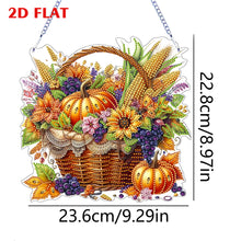 Load image into Gallery viewer, 2D Flat DIY Diamond Art Pendant Diamond Painting Set Home Decor (Pumpkin Basket)