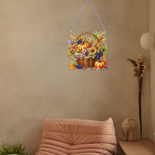 Load image into Gallery viewer, 2D Flat DIY Diamond Art Pendant Diamond Painting Set Home Decor (Pumpkin Basket)