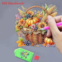 Load image into Gallery viewer, 2D Flat DIY Diamond Art Pendant Diamond Painting Set Home Decor (Pumpkin Basket)