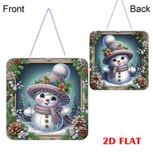 Load image into Gallery viewer, 2D Flat DIY Diamond Art Pendant Diamond Painting Set Home Wall Decor (Snowman)