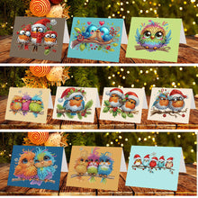 Load image into Gallery viewer, DIY Diamond Art Greeting Cards Congratulations Cards & Gifts (10pcs Birds)