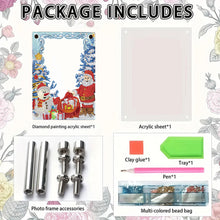 Load image into Gallery viewer, Christmas Special Shaped Diamond Painting Photo Frame for Home (Santa Claus)