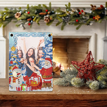 Load image into Gallery viewer, Christmas Special Shaped Diamond Painting Photo Frame for Home (Santa Claus)