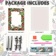 Load image into Gallery viewer, Christmas Special Shaped Diamond Painting Photo Frame for Home (Christmas Elk)