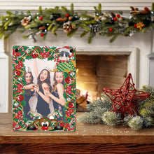 Load image into Gallery viewer, Christmas Special Shaped Diamond Painting Photo Frame for Home (Christmas Elk)