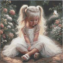Load image into Gallery viewer, Diamond Painting - Full Round - Cute Little Girl (40*40CM)
