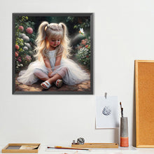Load image into Gallery viewer, Diamond Painting - Full Round - Cute Little Girl (40*40CM)