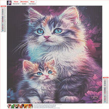 Load image into Gallery viewer, Diamond Painting - Full Round - Cat (40*50CM)