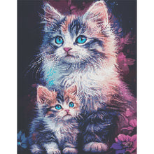 Load image into Gallery viewer, Diamond Painting - Full Round - Cat (40*50CM)