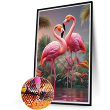 Load image into Gallery viewer, Diamond Painting - Full Round - Flamingo (40*60CM)