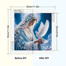 Load image into Gallery viewer, Diamond Painting - Partial Special Shaped - Religious Madonna (30*30CM)