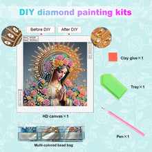 Load image into Gallery viewer, Diamond Painting - Partial Special Shaped - Religious Madonna (30*30CM)