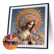 Load image into Gallery viewer, Diamond Painting - Partial Special Shaped - Religious Madonna (30*30CM)