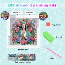 Load image into Gallery viewer, Diamond Painting - Partial Special Shaped - Religious Madonna (30*30CM)