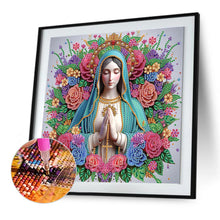 Load image into Gallery viewer, Diamond Painting - Partial Special Shaped - Religious Madonna (30*30CM)