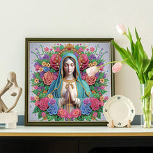 Load image into Gallery viewer, Diamond Painting - Partial Special Shaped - Religious Madonna (30*30CM)