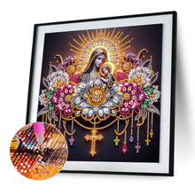 Load image into Gallery viewer, Diamond Painting - Partial Special Shaped - Religious Madonna (30*30CM)